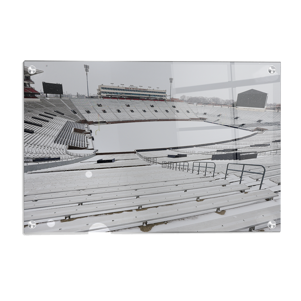Ole Miss Rebels - Snow Day-Vaught- Hemingway - College Wall Art #Canvas