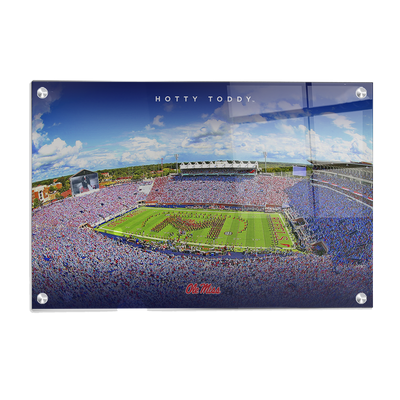 Ole Miss Rebels - Hotty Toddy - College Wall Art #Acrylic