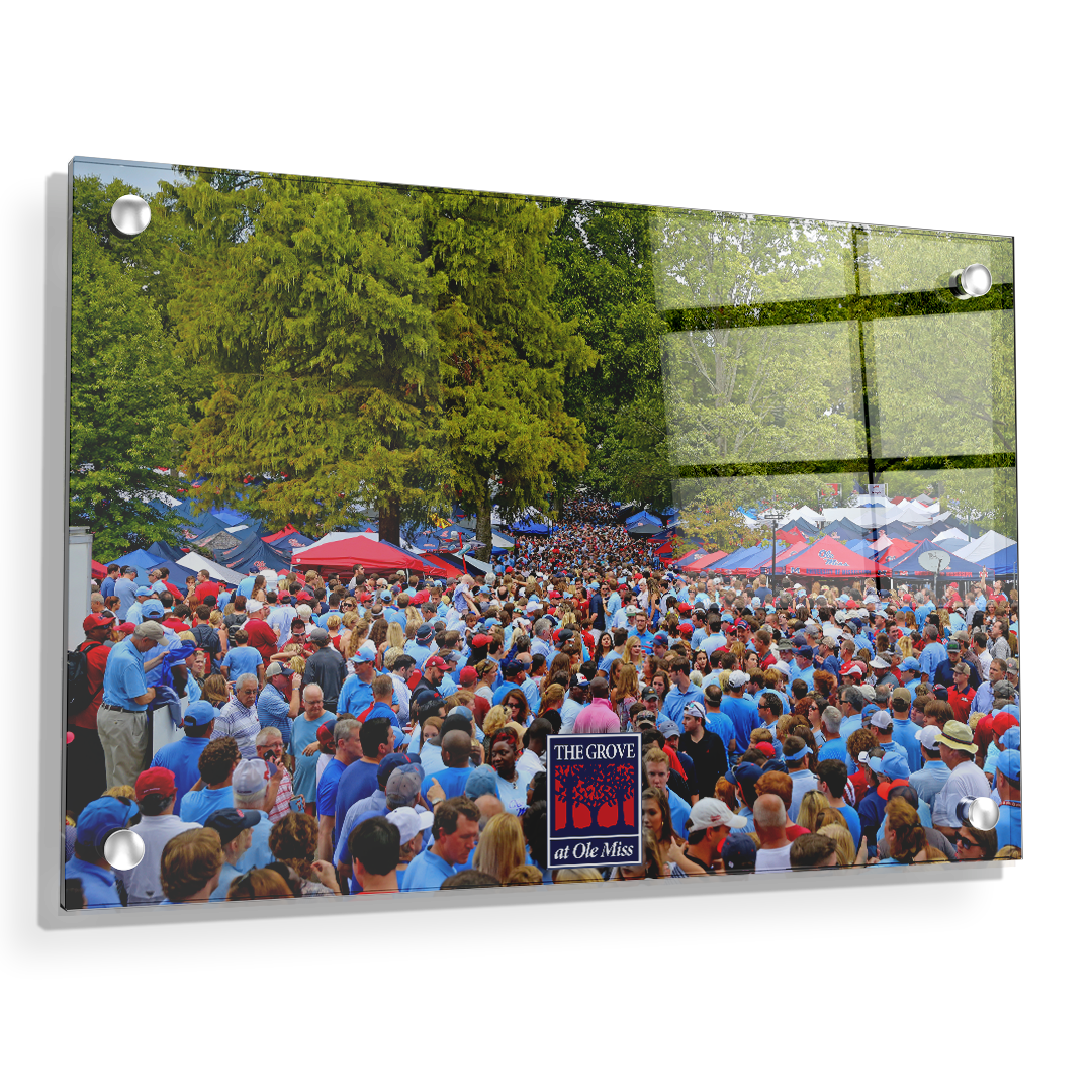 Ole Miss Rebels - Swarm the Grove at Ole Miss - College Wall Art #Canvas