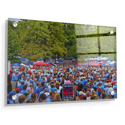 Ole Miss Rebels - Swarm the Grove at Ole Miss - College Wall Art #Acrylic