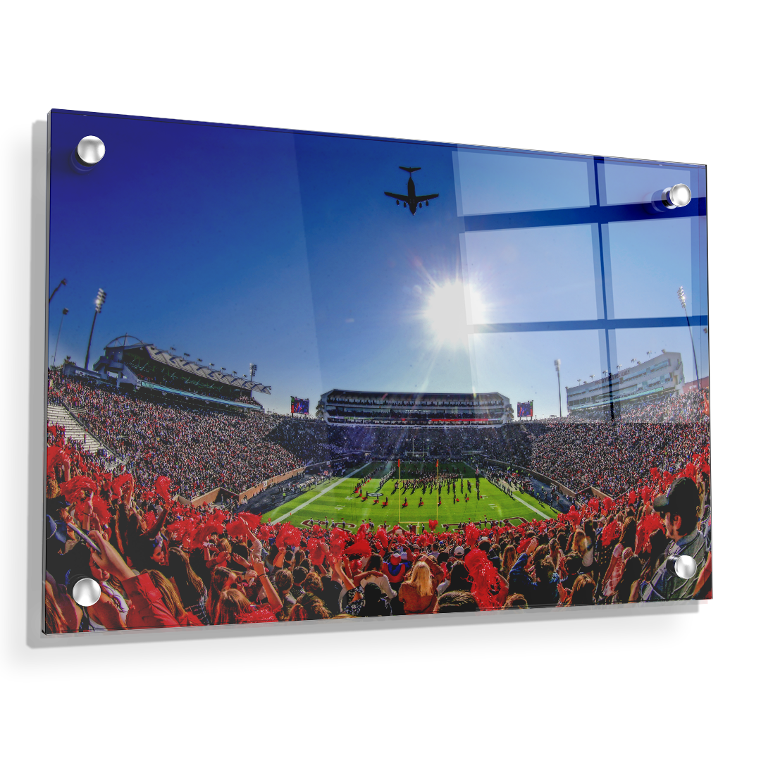 Ole Miss Rebels - Flight Over - College Wall Art #Canvas