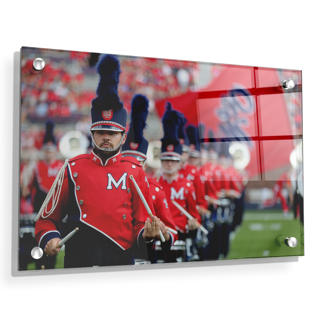 Ole Miss Rebels - Marching In - College Wall Art #Canvas