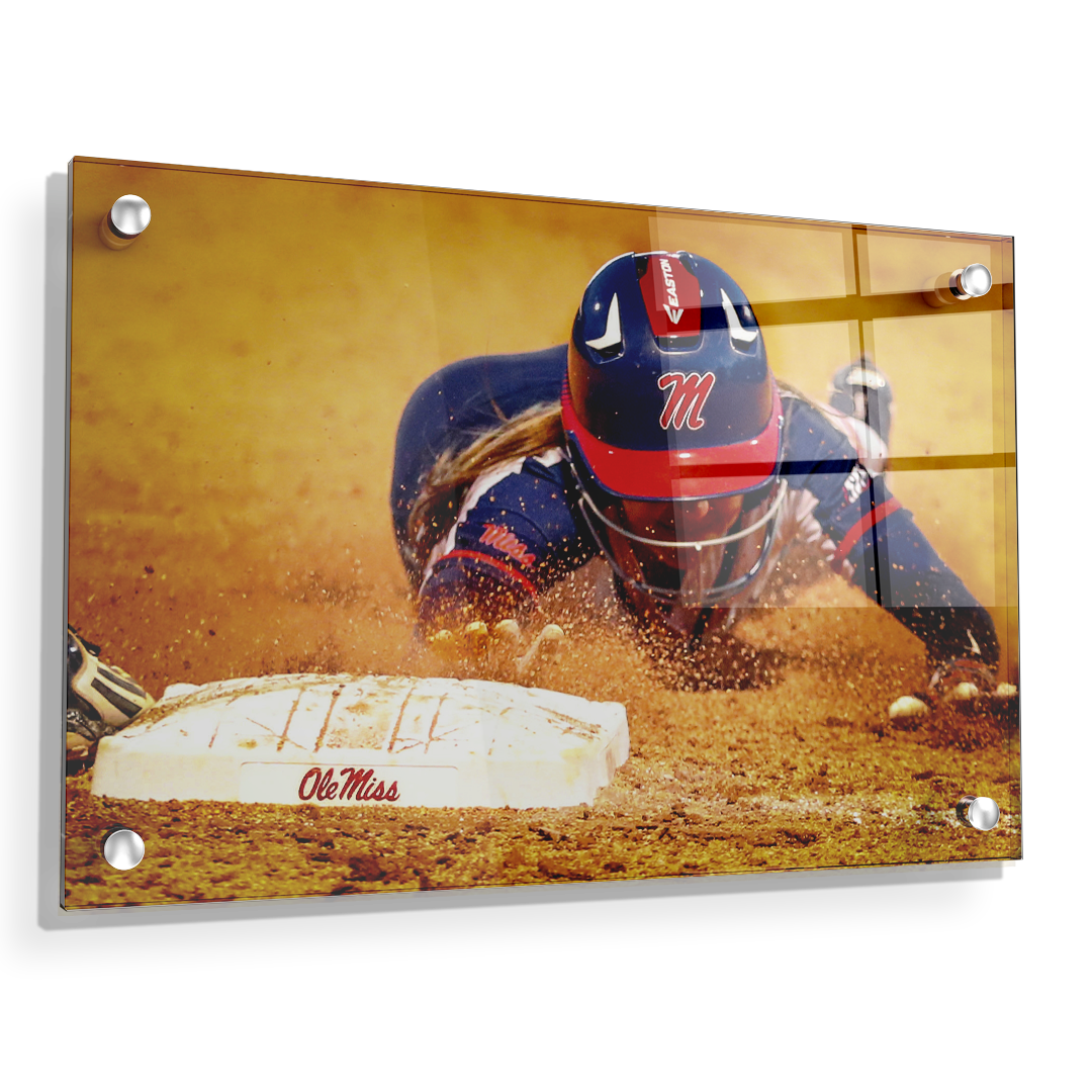 Ole Miss Rebels - Softball Safe - College Wall Art #Canvas