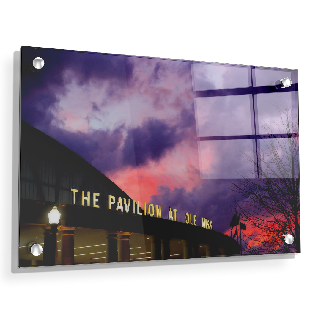 Ole Miss Rebels - The Pavilion at Ole Miss - College Wall Art #Canvas