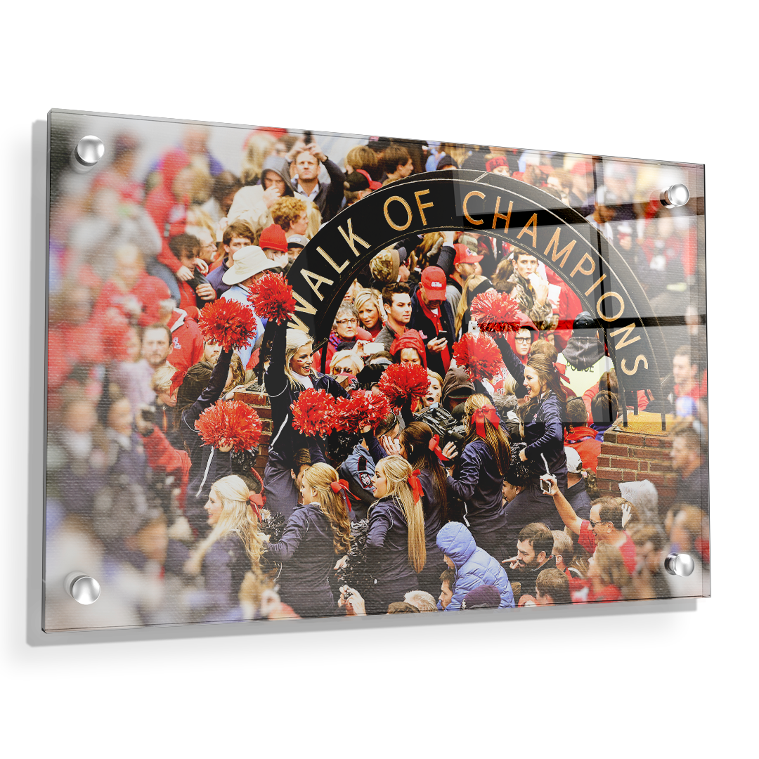 Ole Miss Rebels - Walk of Champions Cheer - College Wall Art #Canvas