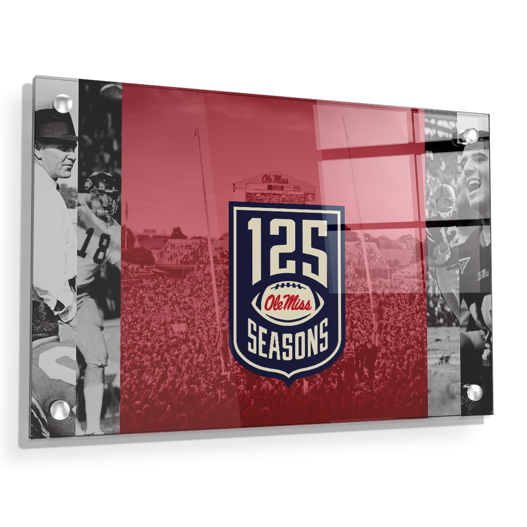 Ole Miss Rebels - 125 Ole Miss - College Wall Art #Canvas
