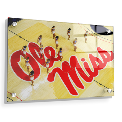 Ole Miss Rebels - Ole Miss Basketball Cheer - College Wall Art #Acrylic