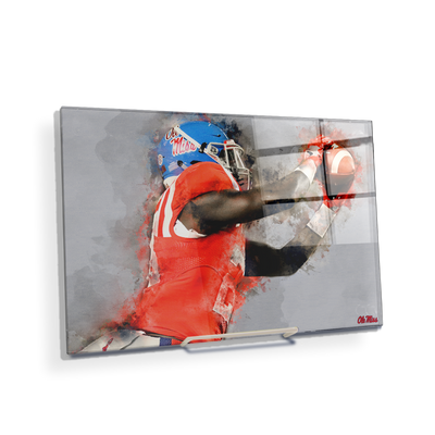 Ole Miss Rebels - Ole Miss Watercolor Catch - College Wall Art #Acrylic Mini