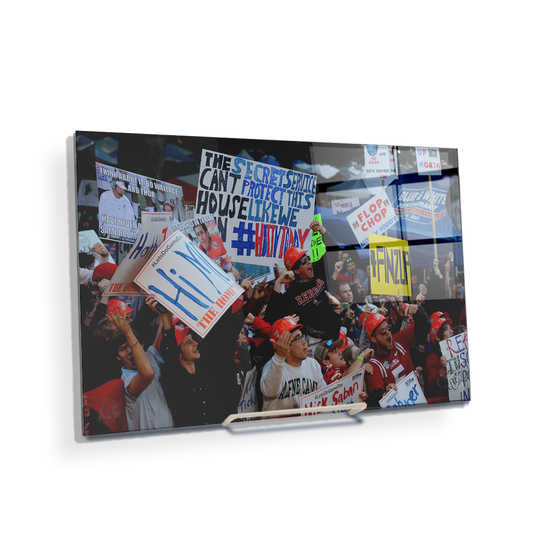 Ole Miss Rebels - Game Day Grove - College Wall Art #Canvas