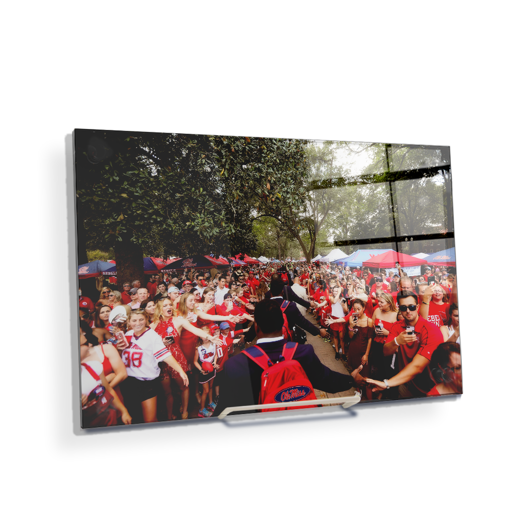 Ole Miss Rebels - The Walk - College Wall Art #Canvas