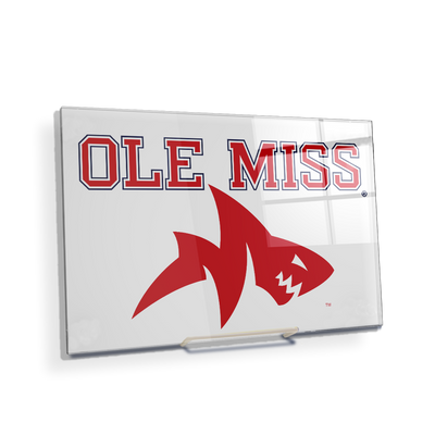 Ole Miss Rebels - Ole Miss Land Shark - College Wall Art #Acrylic Mini