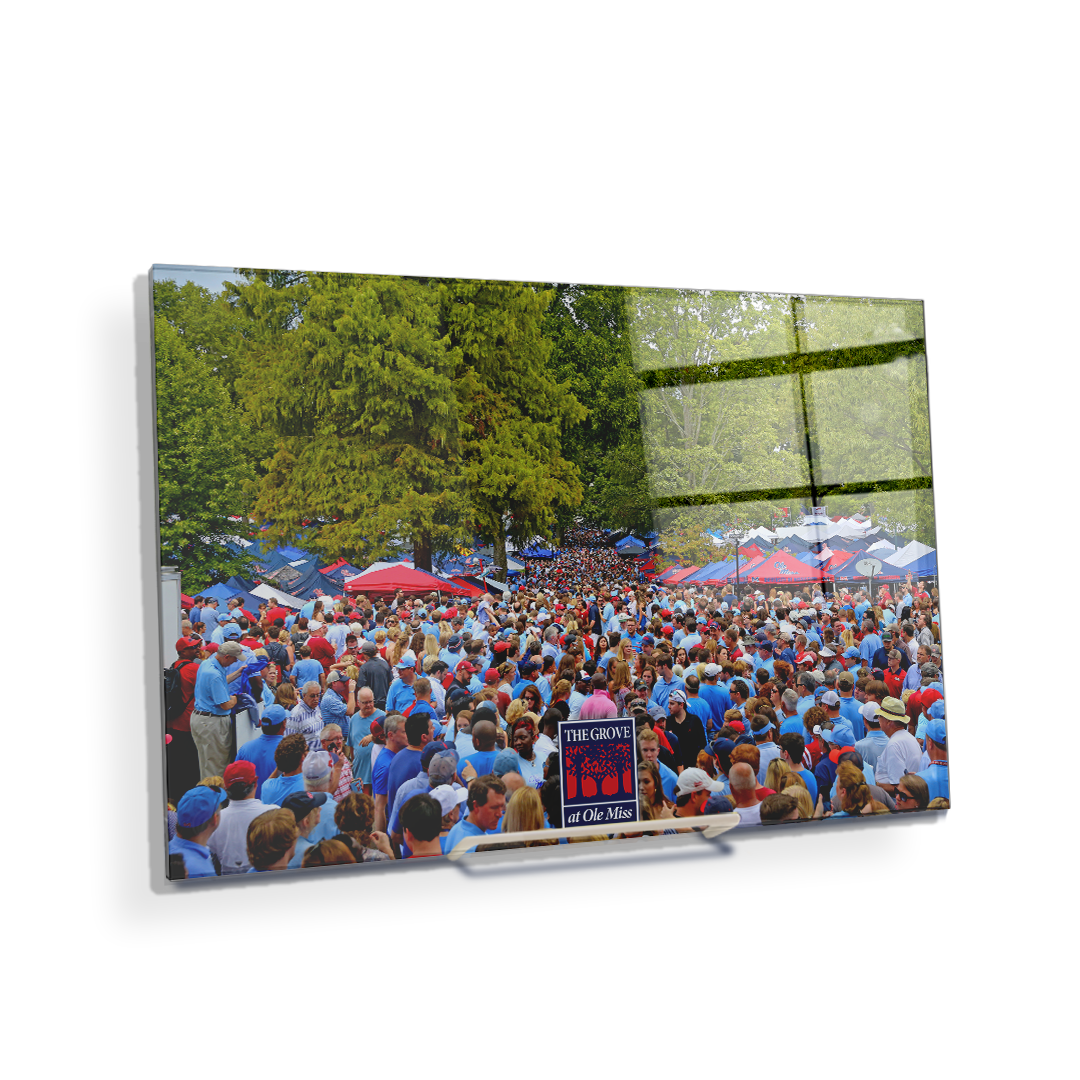 Ole Miss Rebels - Swarm the Grove at Ole Miss - College Wall Art #Canvas
