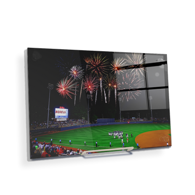 Ole Miss Rebels - More Fireworks Over Swayze - College Wall Art #Acrylic Mini