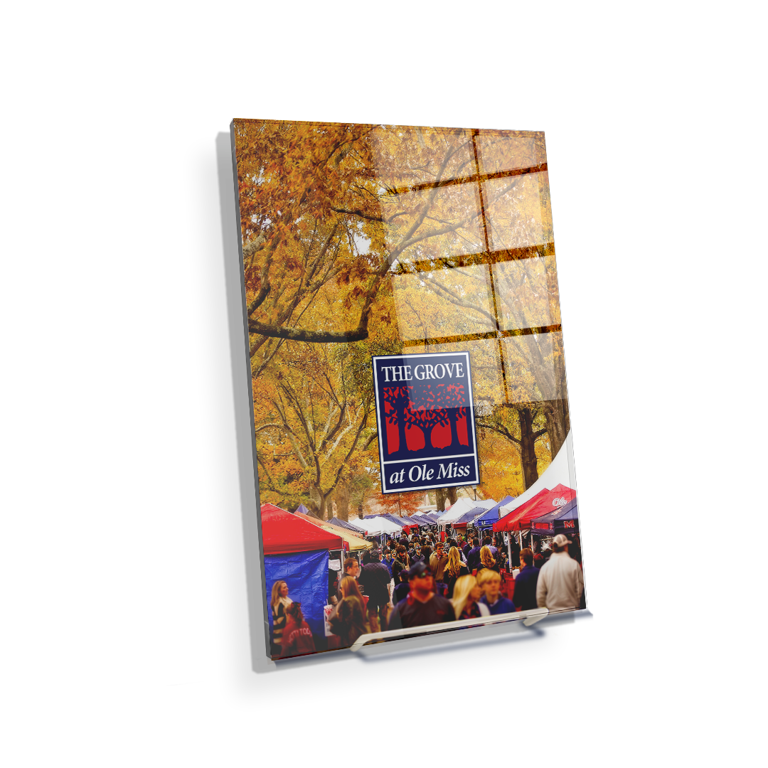 Ole Miss Rebels - Fall Grove - College Wall Art #Canvas