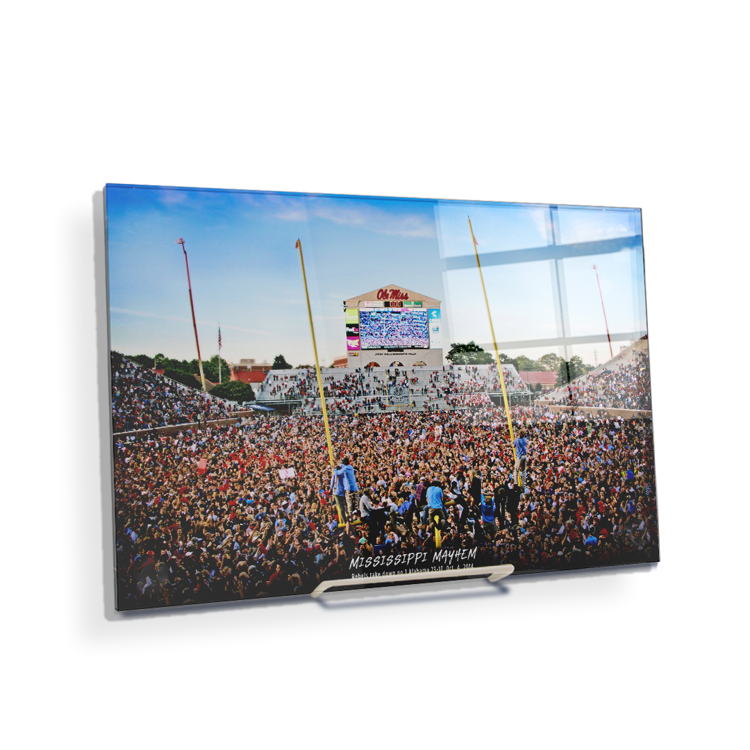 Ole Miss Rebels - Mississippi Mayhem The Win - College Wall Art #Canvas