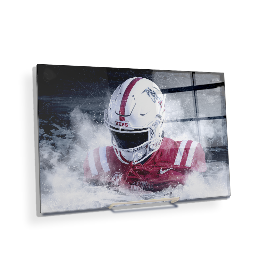 Ole Miss Rebels - Blood In The Water - College Wall Art #Canvas