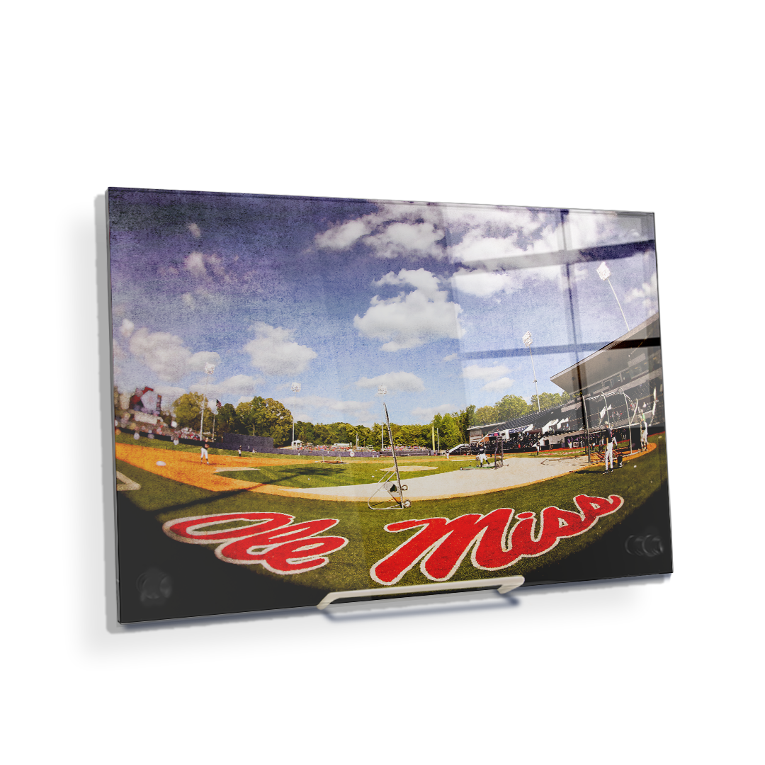 Ole Miss Rebels - Ole Miss Batting Practice - College Wall Art #Canvas