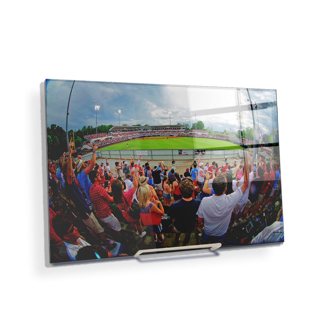 Ole Miss Rebels - Fisheye View of Swayze - College Wall Art #Canvas