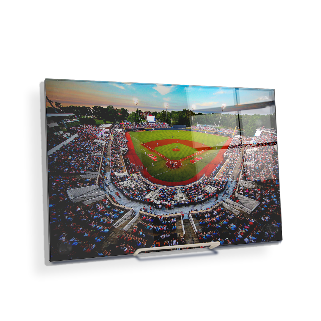 Ole Miss Rebels - Swayze Sunset - College Wall Art #Canvas