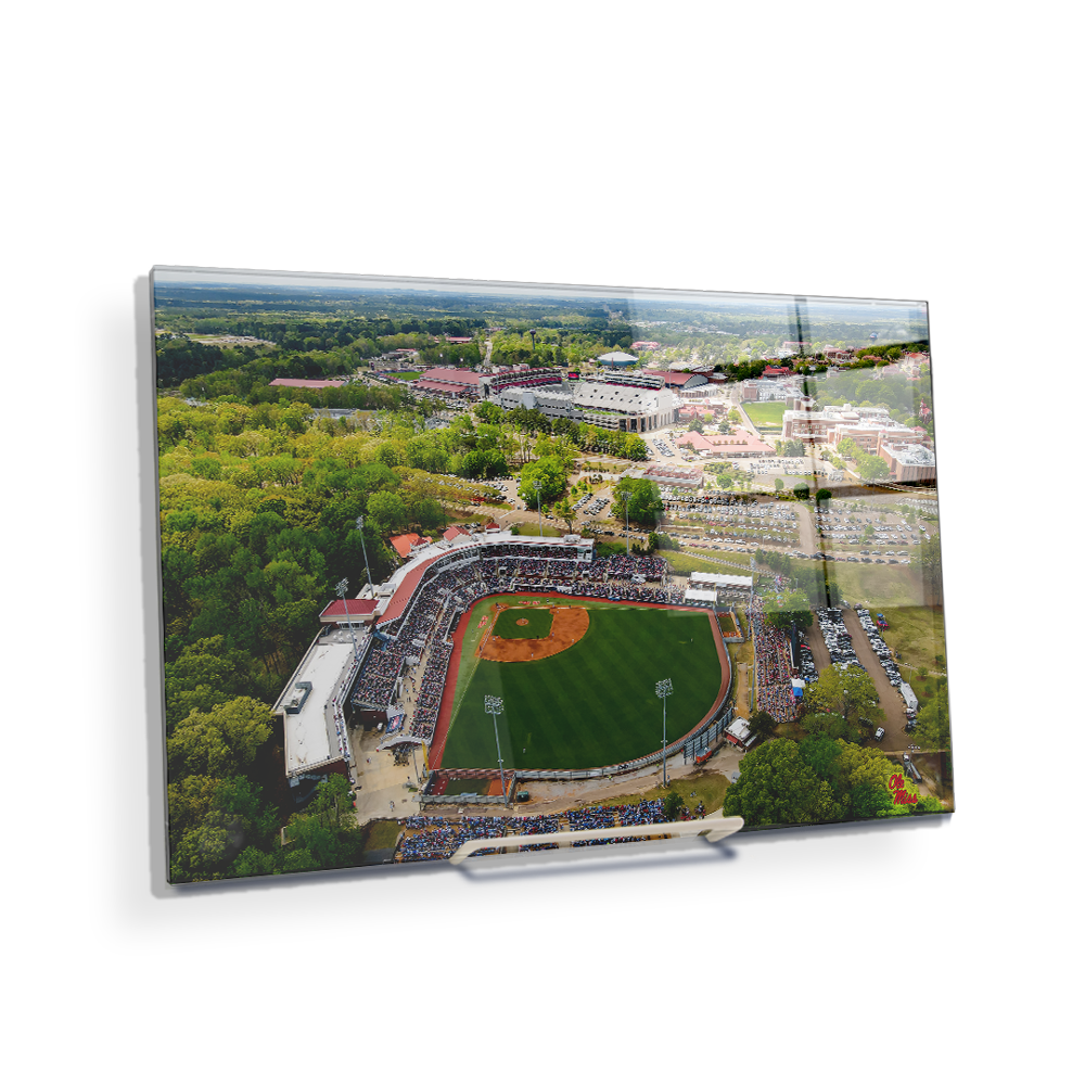 Ole Miss Rebels - Aerial Sports Complex - College Wall Art #Canvas