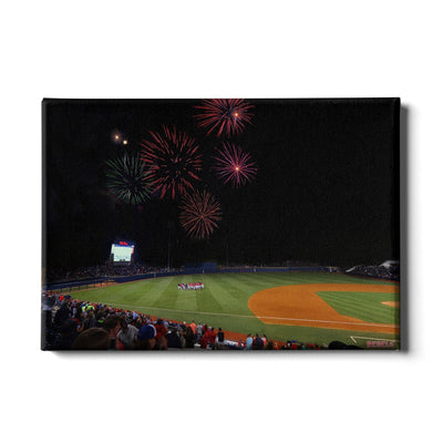 Ole Miss Rebels - Fireworks Over Swayze Field - College Wall Art #Canvas