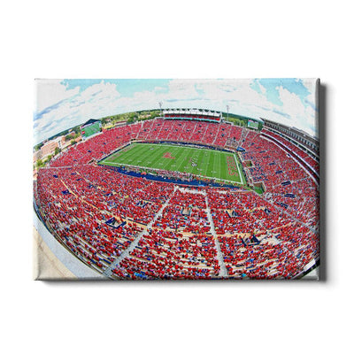 Ole Miss Rebels - Red Out - College Wall Art #Canvas