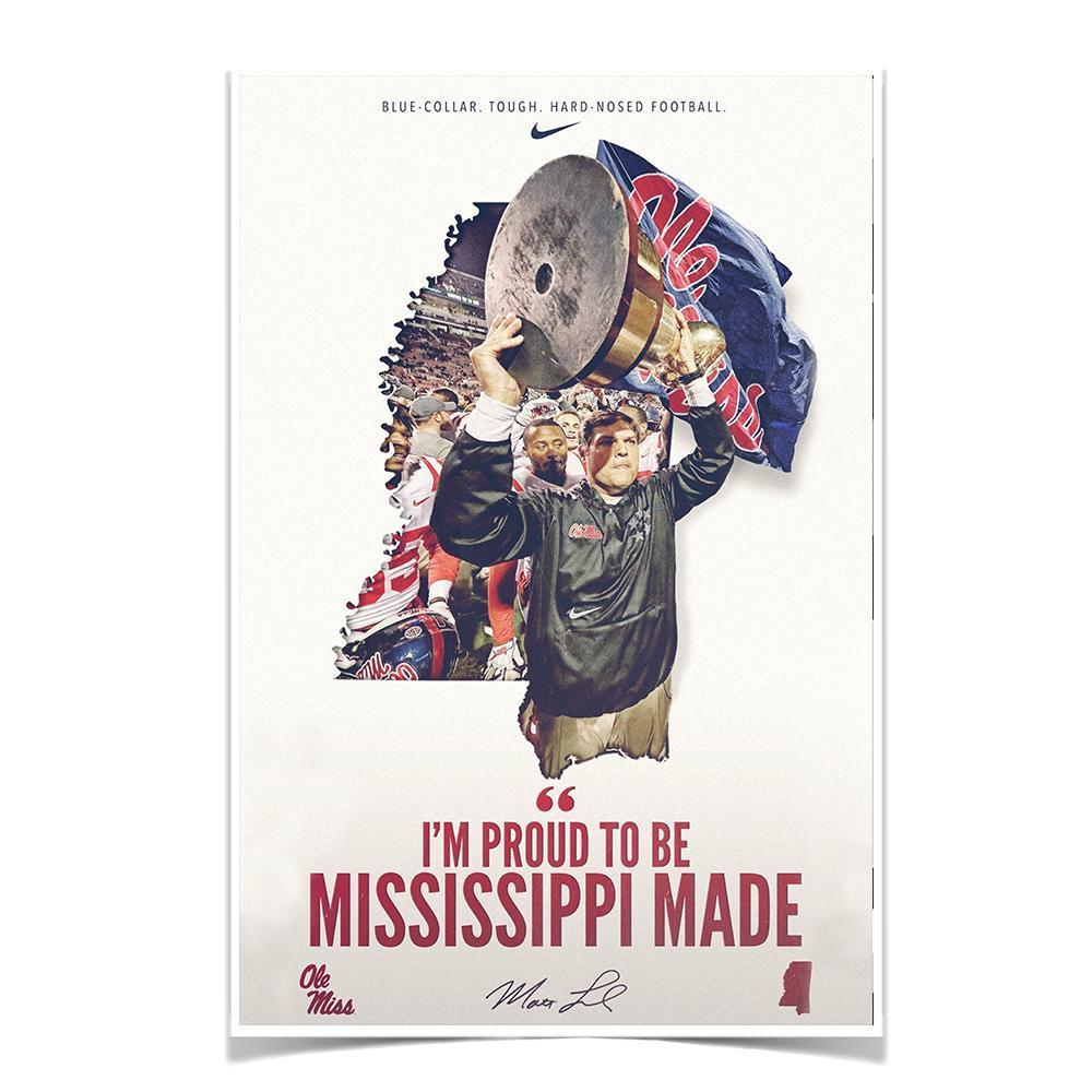 Ole Miss Rebels - Mississippi Made - College Wall Art #Canvas