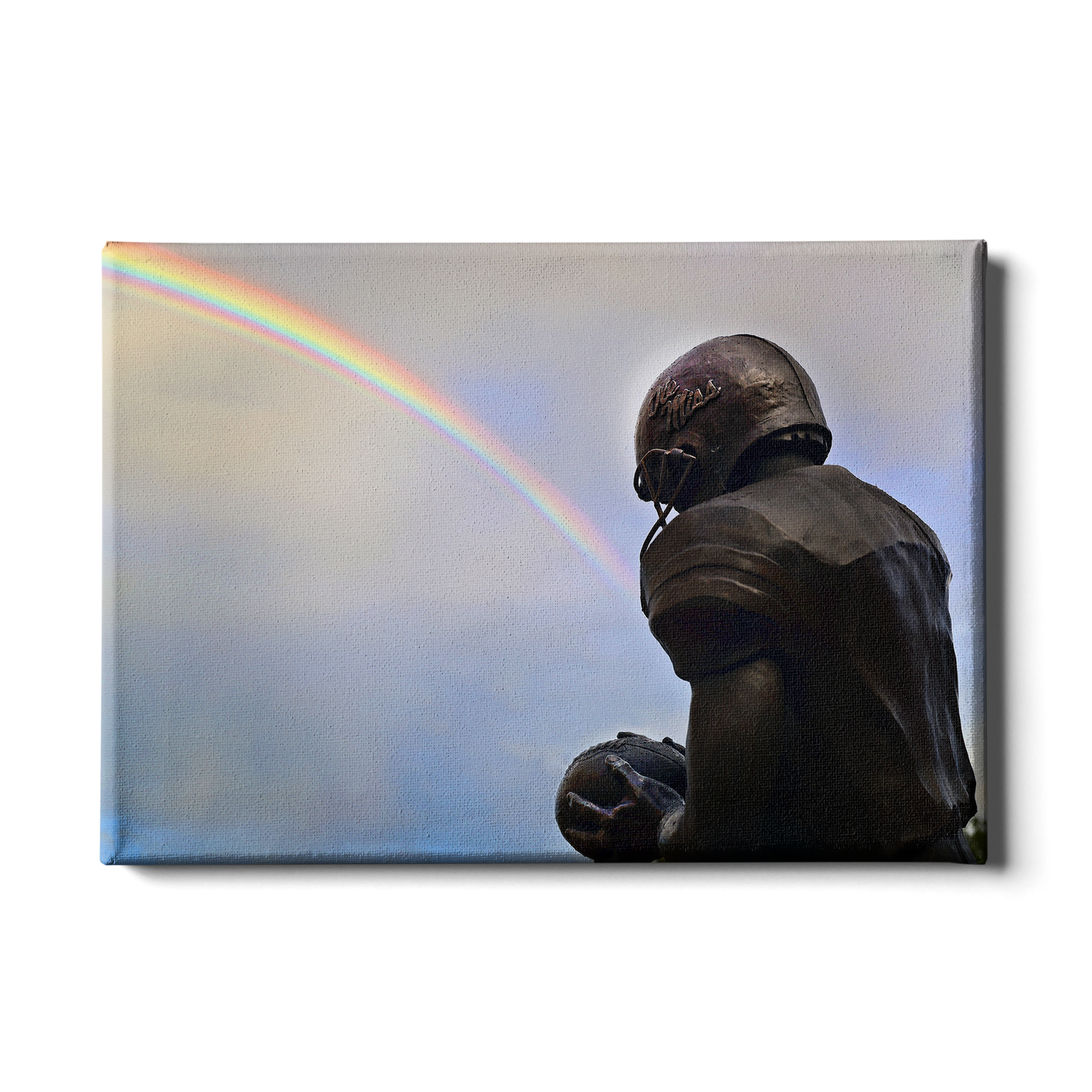 Ole Miss Rebels - Football Rainbow - College Wall Art #Canvas