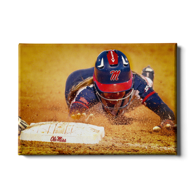 Ole Miss Rebels - Softball Safe - College Wall Art #Canvas