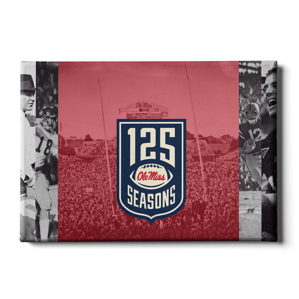 Ole Miss Rebels - 125 Ole Miss - College Wall Art #Canvas