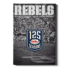 Ole Miss Rebels - REBELS 125 Years - College Wall Art #Canvas