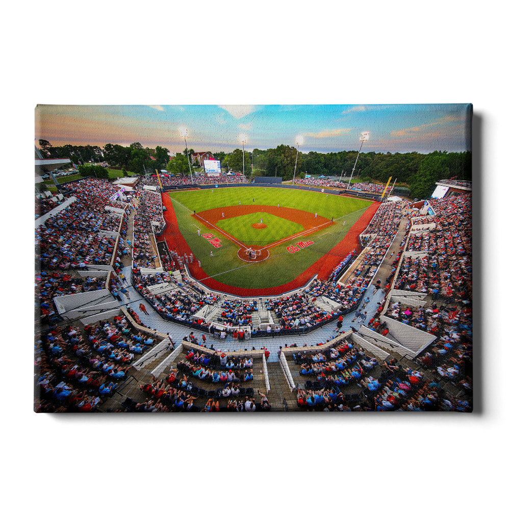 Ole Miss Rebels - Swayze Sunset - College Wall Art #Canvas