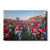 Ole Miss Rebels - Running Onto the Field - College Wall Art #Canvas