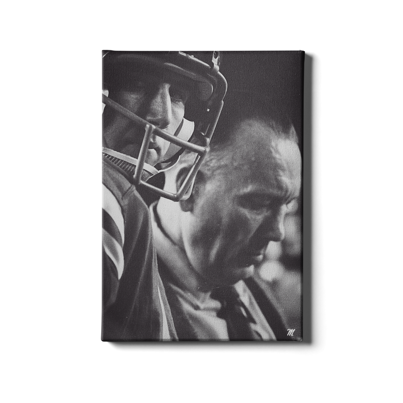Ole Miss Rebels - Vintage Archie Manning Bruiser Kinard - College Wall Art #Canvas