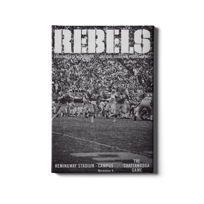 Ole Miss Rebels - Vintage Archie Manning - College Wall Art #Canvas