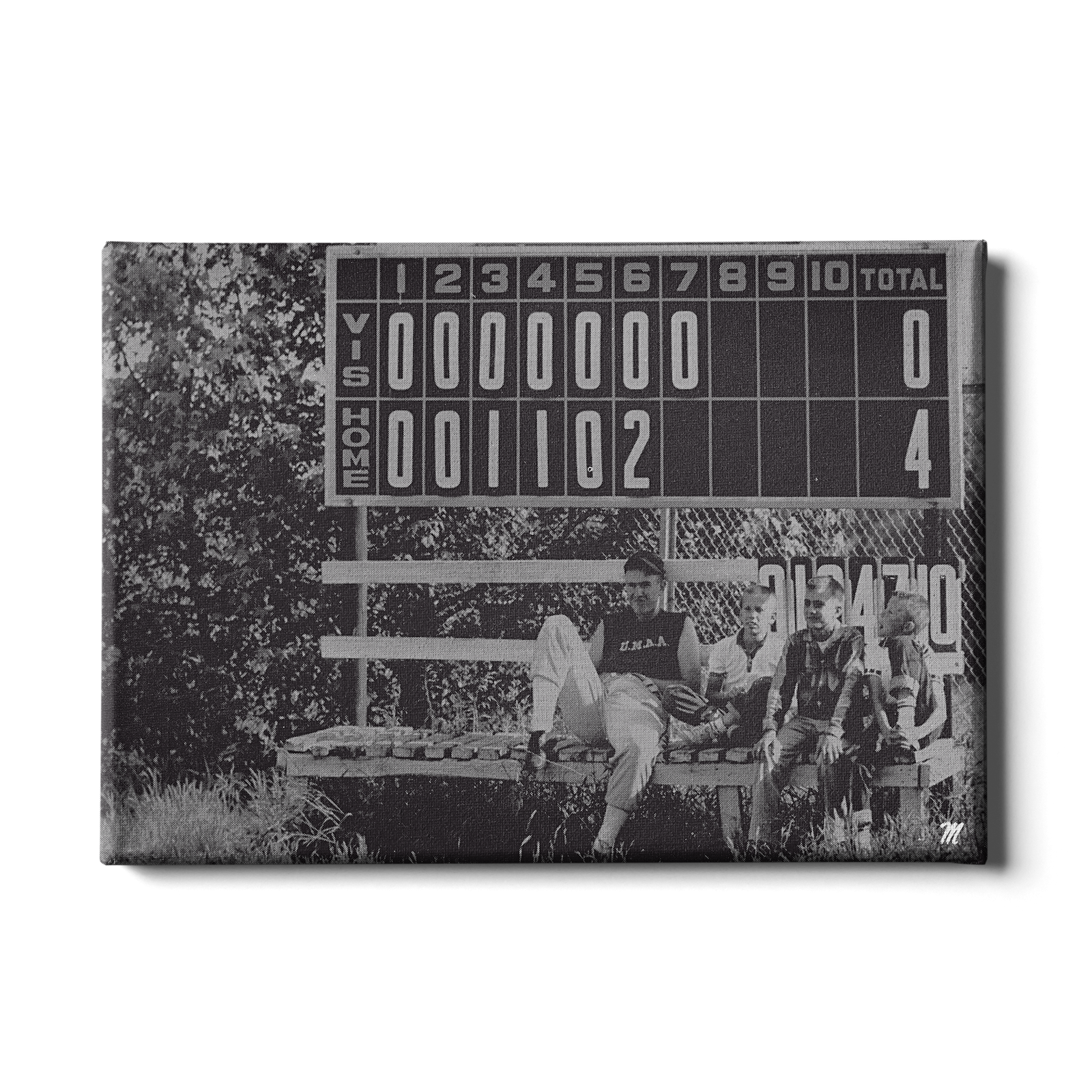 OLE MISS REBELS - Vintage Scoreboard Crew 1959 - College Wall Art #Canvas