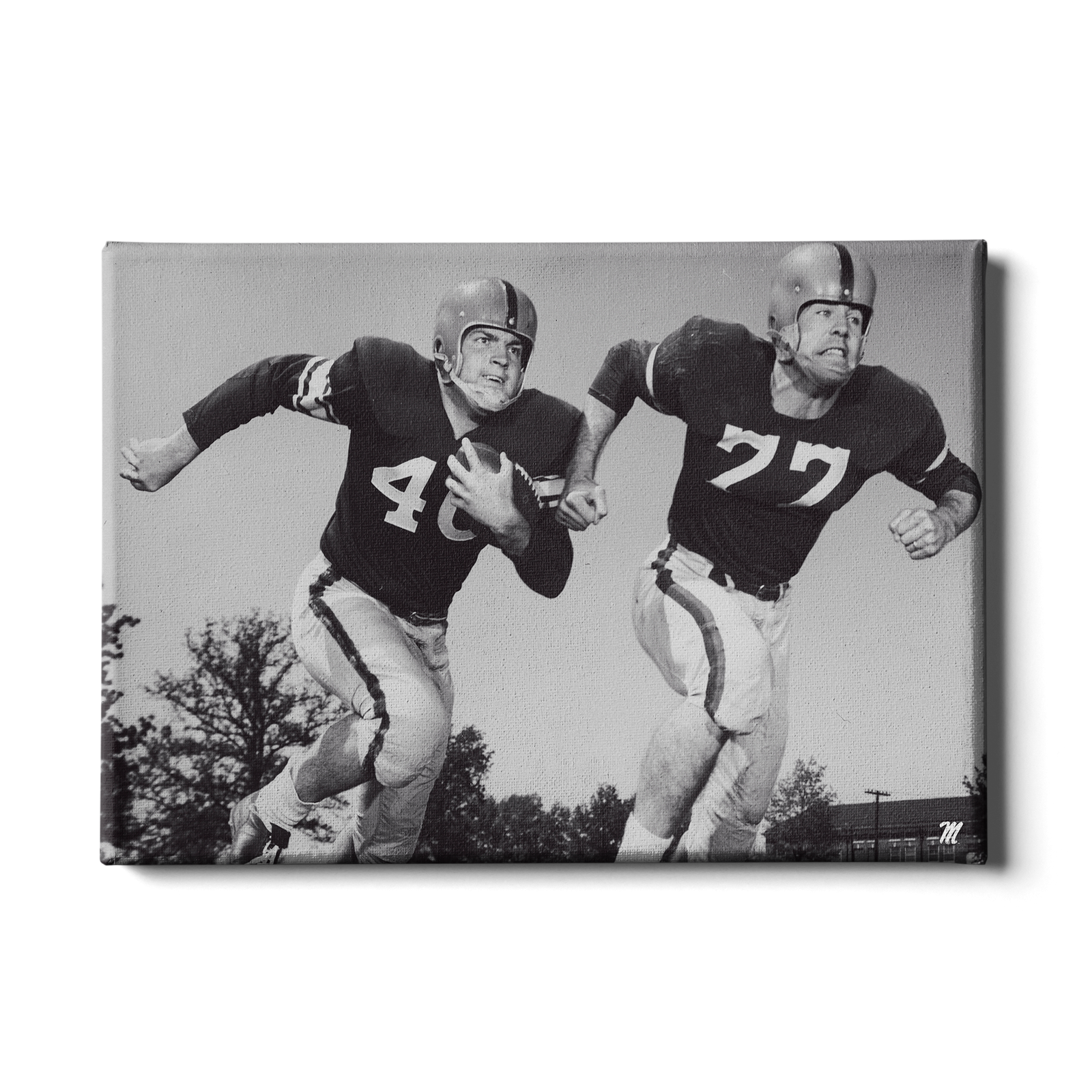 OLE MISS REBELS - Vintage Billy Yelverton Paige Cothren - College Wall Art #Canvas