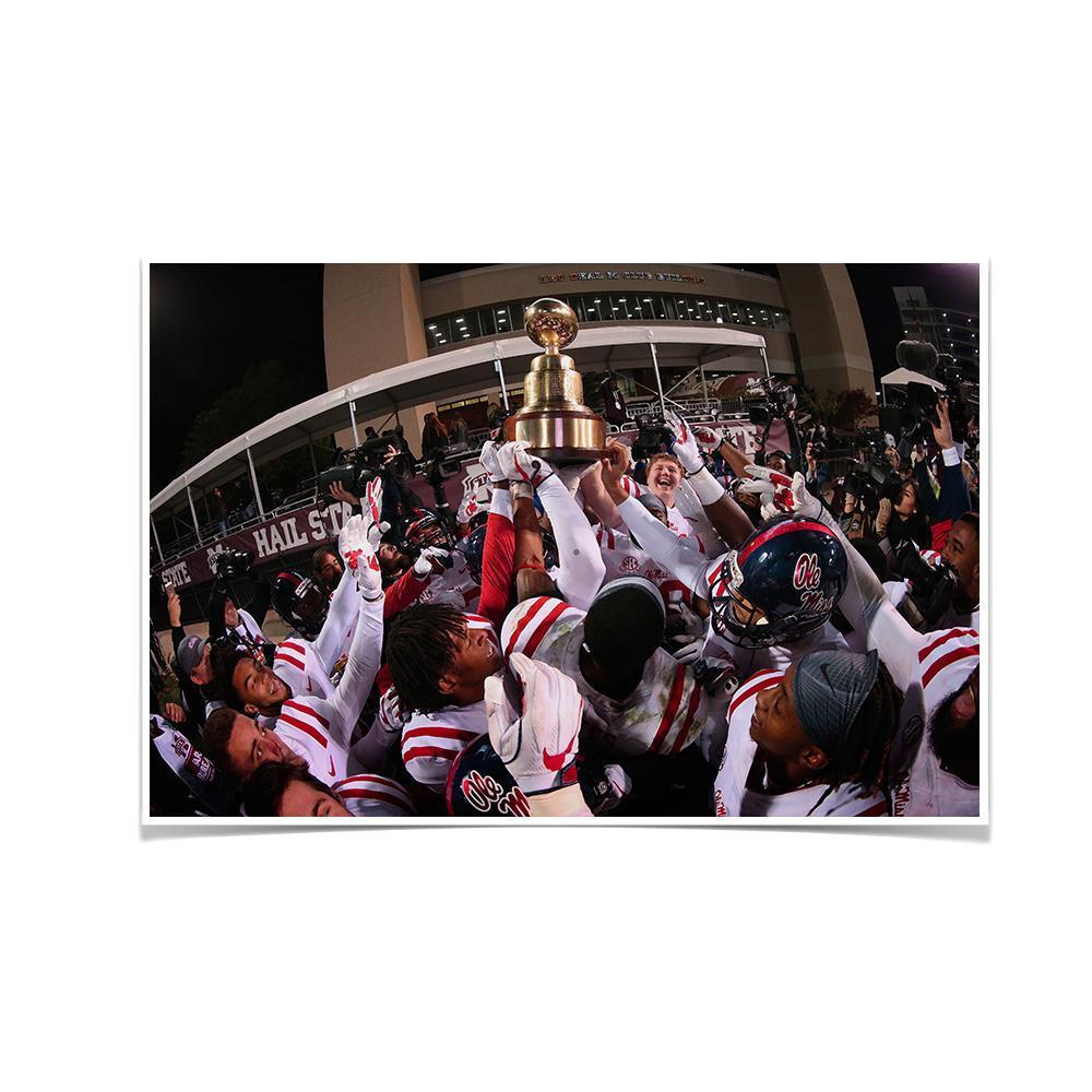 Ole Miss Rebels - Egg Bowl Celebration - College Wall Art #Canvas
