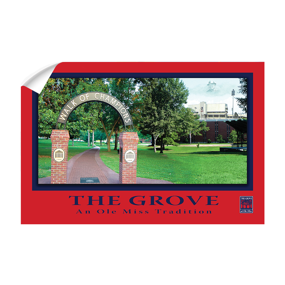 Ole Miss Rebels - The Grove an Ole Miss Tradition - College Wall Art #Canvas