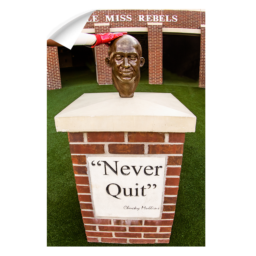 Ole Miss Rebels - Never Quit - College Wall Art #Canvas