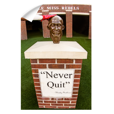 Ole Miss Rebels - Never Quit - College Wall Art #Wall Decal