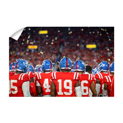 Ole Miss Rebels - Retro Team - College Wall Art #Wall Decal