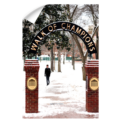 Ole Miss Rebels - Snowy Walk of Champions - College Wall Art #Wall Decal