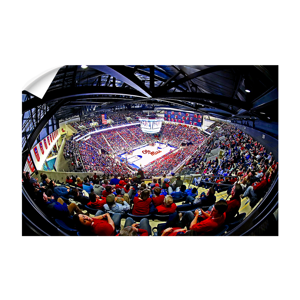 Ole Miss Rebels - Fisheye Pavilion - College Wall Art #Canvas