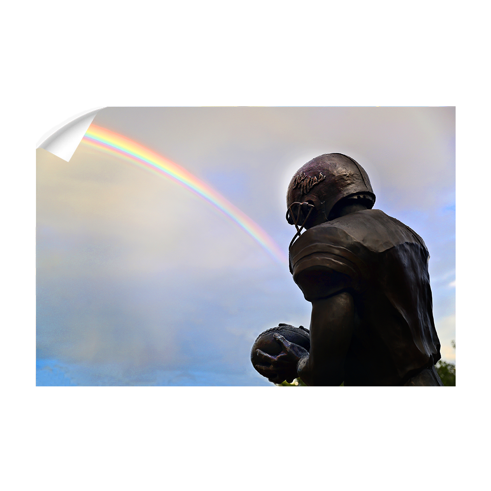Ole Miss Rebels - Football Rainbow - College Wall Art #Canvas