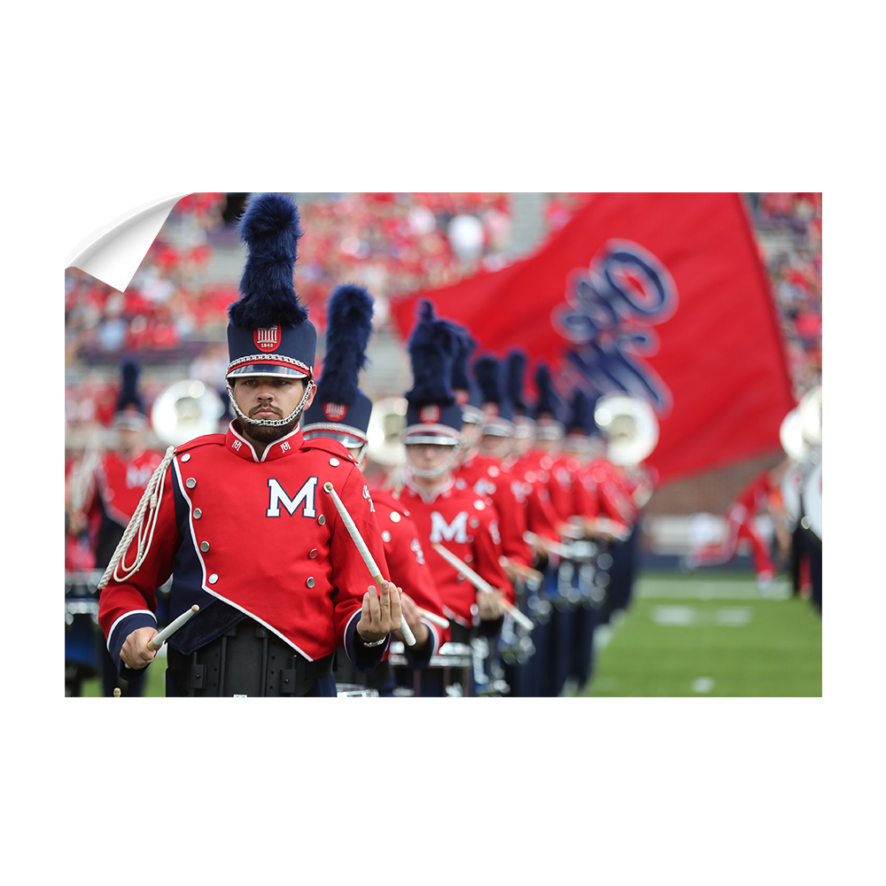 Ole Miss Rebels - Marching In - College Wall Art #Canvas