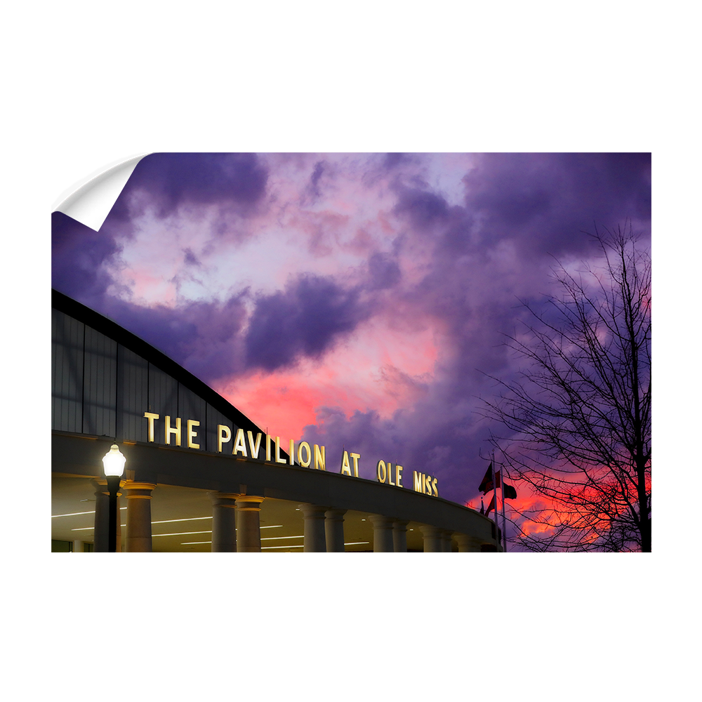 Ole Miss Rebels - The Pavilion at Ole Miss - College Wall Art #Canvas