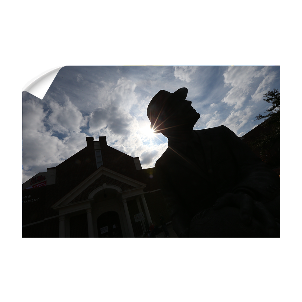Ole Miss Rebels - Vaught Silhouette - College Wall Art #Canvas