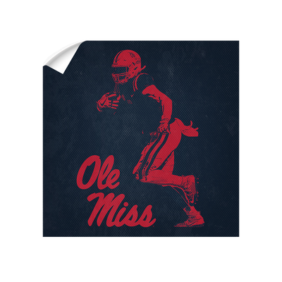 Ole Miss Rebels - Ole Miss Red & Blue - College Wall Art #Wall Decal