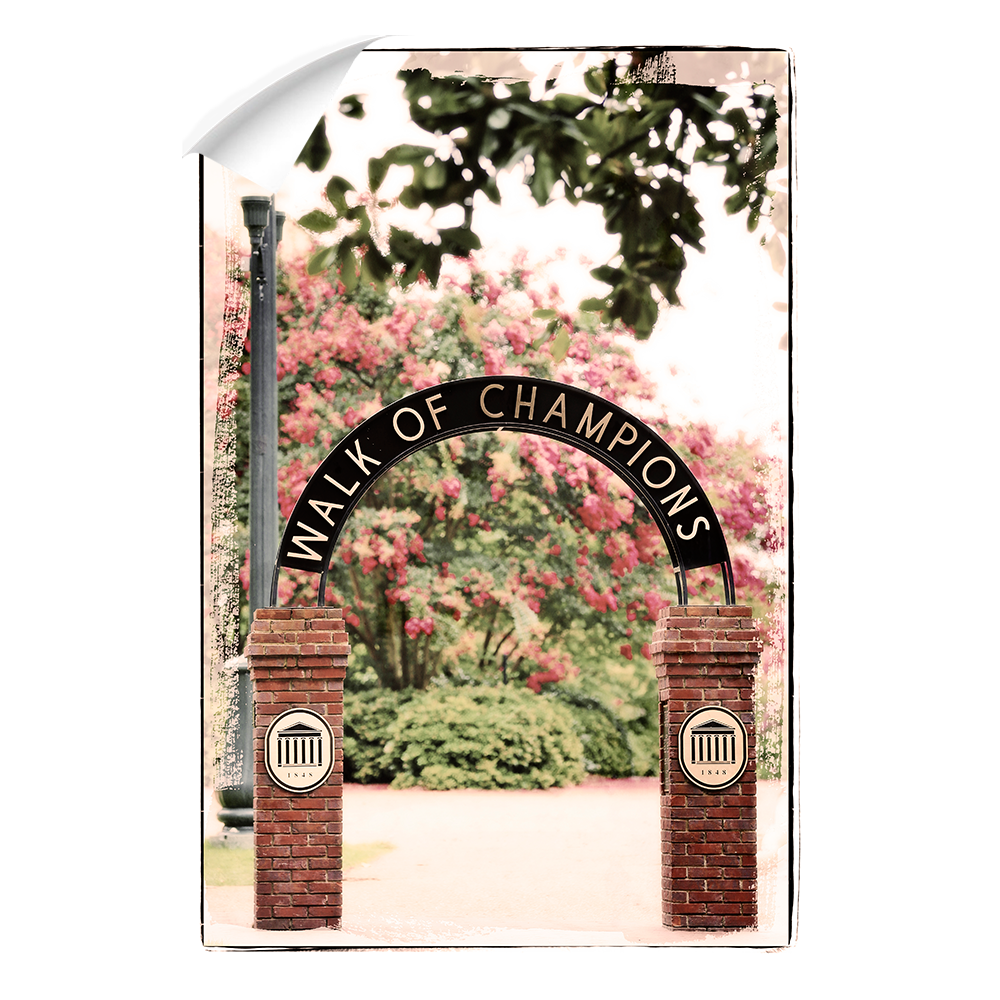 Ole Miss Rebels - Spring Walk of Champions - College Wall Art #Canvas